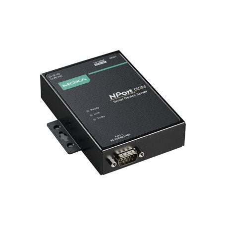 Moxa NPort P5150A-T | 1-Port RS-232/422/485 PoE Serial Device Server, -40 to 75°C, Industrial Edge Connectivity, NPort P5150A Series