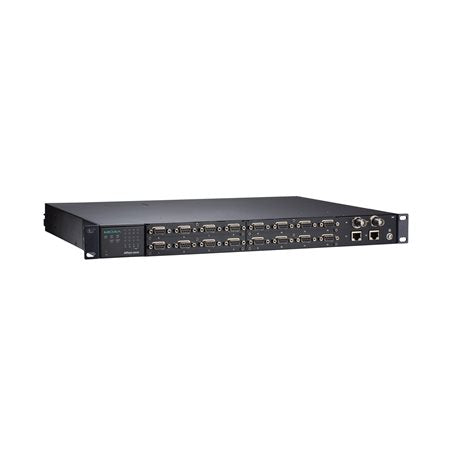 Moxa NPort S9650I-16F-2HV-MSC-T | 16-Port RS-232/422/485 Rugged Device Server, Multi-Mode ST, 2x 10/100BaseT(X), IEEE 1588v2, 88-300 VDC/85-264 VAC, -40 to 85°C