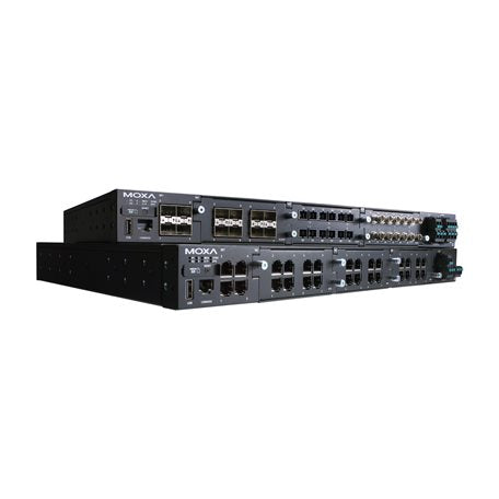 Moxa RKS-G4028-L3-PoE-4GS-2HV-T Layer 3 managed PoE switch with Ethernet ports
