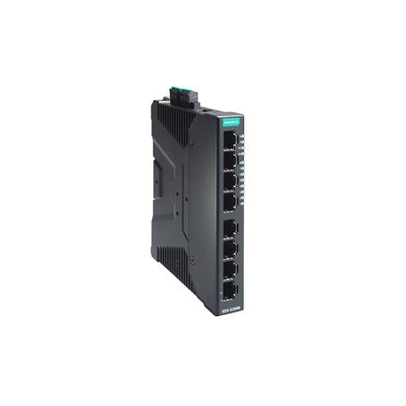 Moxa SDS-G3008 | Industrial 8-Port Full Gigabit Smart Ethernet Switch, 10/100/1000BaseT(X), Dual 12/24/48 VDC, -10 to 60°C, SDS-G3008 Series