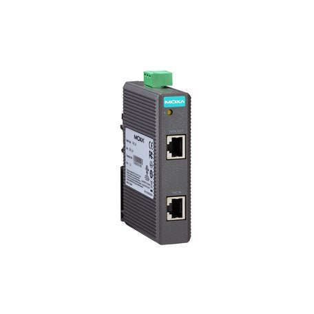 Moxa SPL-24-T | PoE Splitter 12.95W 24VDC, -40 to 75°C, SPL-24 Series, Industrial Ethernet, IEEE 802.3af, Gigabit, IP30, DIN-Rail Mount