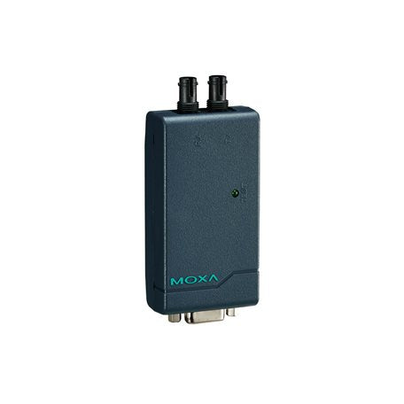 Moxa TCF-90-S-ST | RS-232 to Single-Mode ST Fiber Optic Converter, Port Powered, TCF-90 Series, Industrial Edge Connectivity