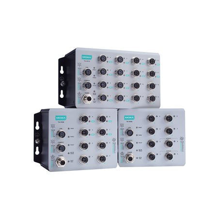 Moxa TN-4908-WV-CT-T | Industrial Secure Router with 8 Fast Ethernet Ports, 24-110 VDC, IP40, -40 to 70°C, Conformal Coating, EN 50155