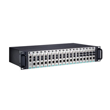 Moxa PWR-2190-DC-48V black rack-mountable 48-chassis DC power supply
