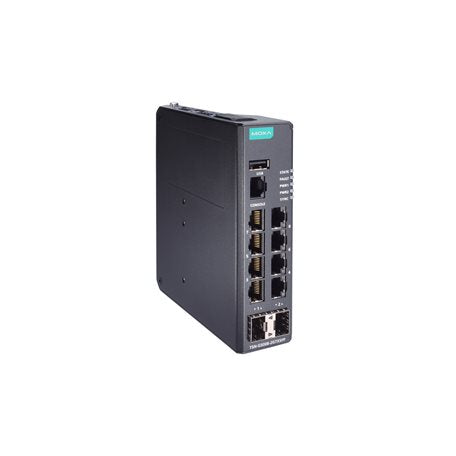 Moxa TSN-G5008-2GTXSFP 8G-Port Full Gigabit Managed Ethernet Switch, 6 10/100/1000Baset(X) Ports, And 2 Combo 10/100/1000Baset(X) Or 100/1000Basesfp Slots, -10 To 60C Operating Temperature