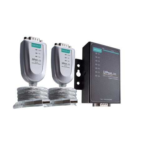 Moxa UPort 1110 | 1-Port RS-232 USB-to-Serial Converter, Industrial Edge Connectivity, UPort 1100 Series, USB Interface