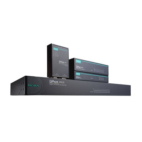 Moxa UPort 1650-16 | USB to 16-Port RS-232/422/485 Serial Hub, Industrial Edge Connectivity, UPort 1200/1400/1600 Series