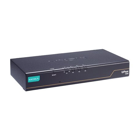 Moxa UPort 1450-G2-T/KC black matte network switch with UPoE 10/100