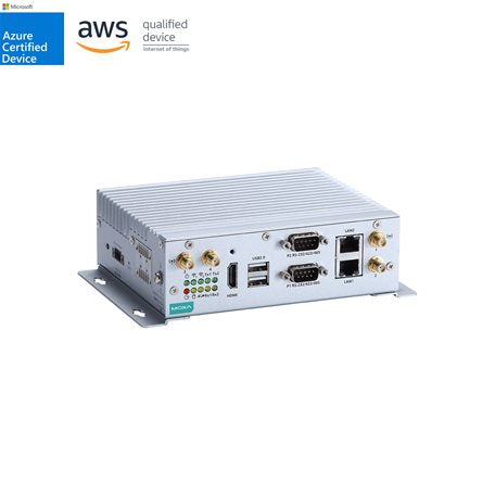Moxa V2201-E1-T (Cto Model) Intel Atom E3815, Hdmi, 2 Lans, 2 Serial Ports, 4 Dis, 4 Dos, 1 Usb 3.0 Port, 2 Usb 2.0 Ports, 1 Sd Socket, 1 Usim Socket, 2 Mini-Pcie Sockets, -40 To 85∞C