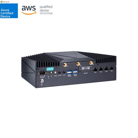 Moxa V2403C-KL1-T X86 Computers. Intel 7Th Celeron 3965U 2.2Ghz. 4Gbe, 4Com, 4Di/4Do, Hdmi/Dp, Msata, Dual 2.5" Ssd/Hdd Slots, 2Mpcie, 4Usb. Sma Conn. 12-48Vdc. -40 To 70∞C W/Igt