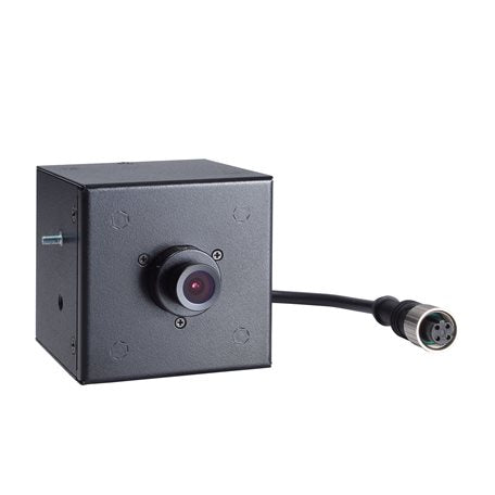 Moxa VPort P06HC-1V36M | EN 50155 HD Cubic IP Camera, M12 Connector, PoE, 3.6mm Lens, -40 to 55°C, Industrial Edge Connectivity