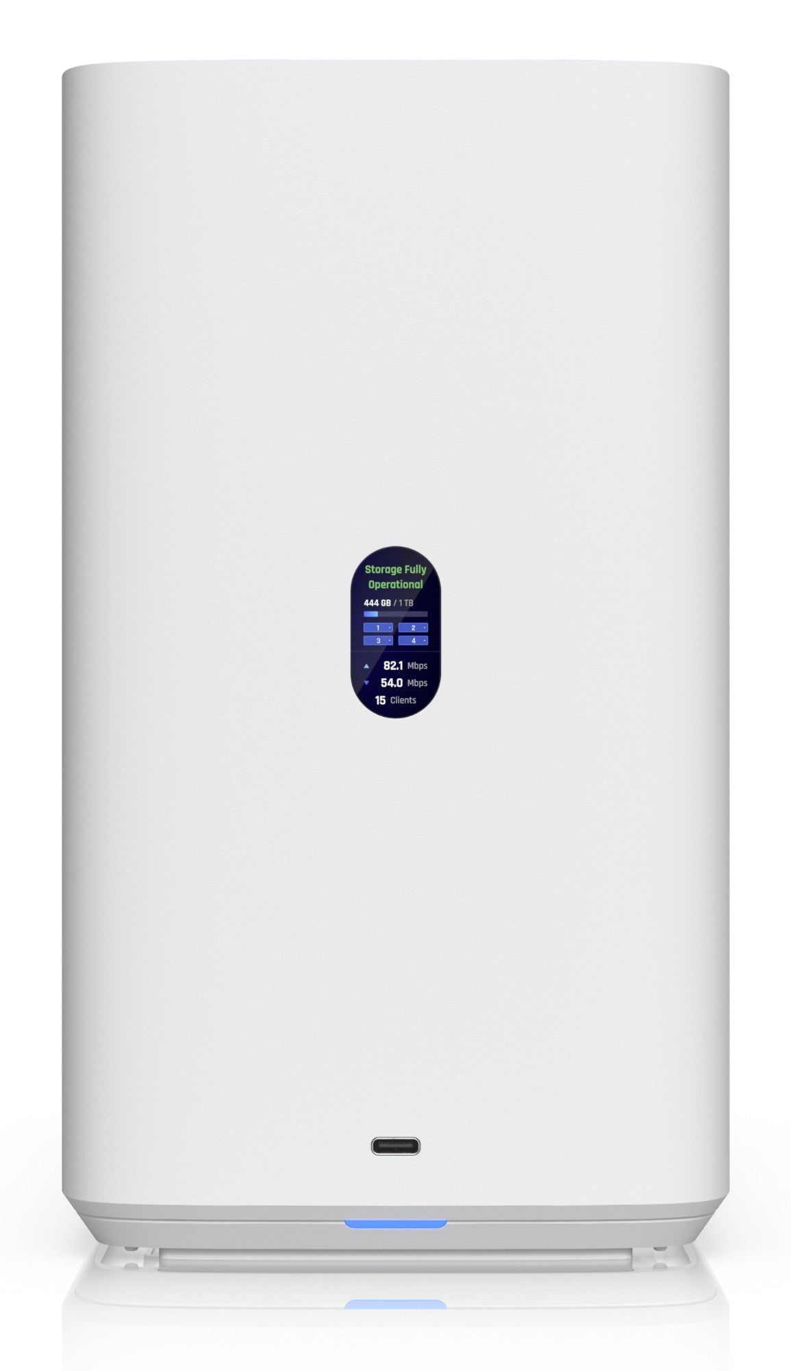 Ubiquiti UNAS-4-W | UNAS 4 NAS Desktop, Cortex-A57, 4GB RAM, White