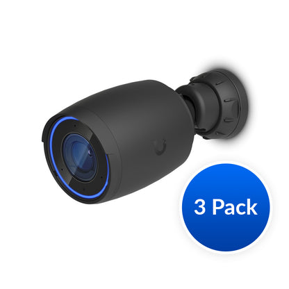 Ubiquiti NHU-UVC-AI-PRO-3 | UniFi Protect AI Pro 4K PoE Camera, 3-Pack OEM, Black