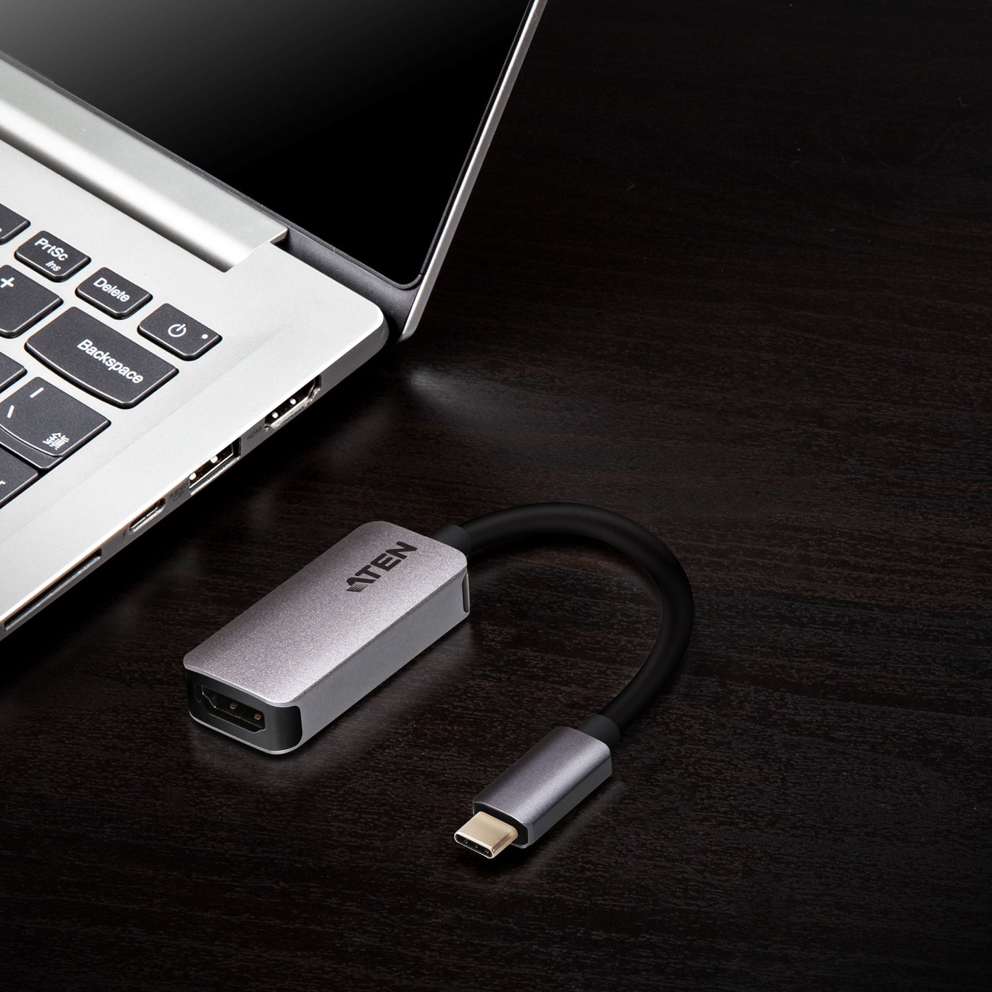 ATEN UC3008A1-AT | UC3008A1 USB-C to HDMI Adapter, 4K60, Aluminium Housing