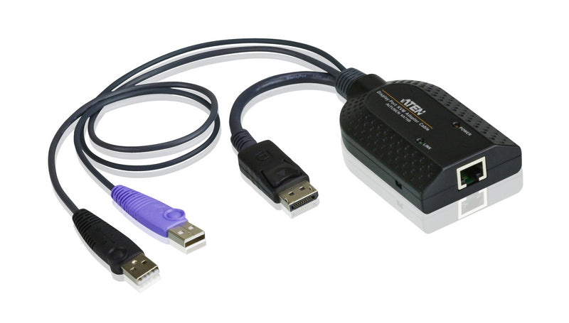 ATEN KA7169-AX | KA7169 DisplayPort USB Virtual Media KVM Adapter, Smart Card, RJ45