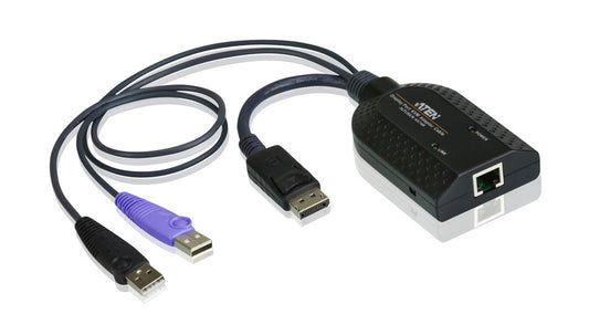 ATEN KA7169-AX | KA7169 DisplayPort USB Virtual Media KVM Adapter, Smart Card, RJ45