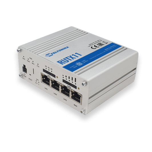 Teltonika RUTX11000200 | RUTX11 Dual-Band 4G LTE Router, 4 x Gigabit Ethernet, AU Plug
