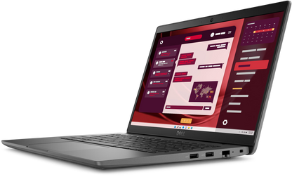Silver dell latitude 3450 14in business laptop with core ultra 5 125u, 16gb ddr5, 256gb ssd and vibrant display
