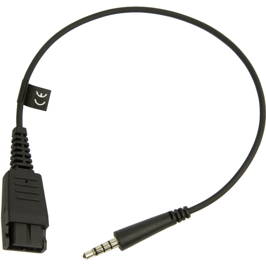 Jabra 8800-00-99 | QD to 3.5mm Cable Gender Changer, Black