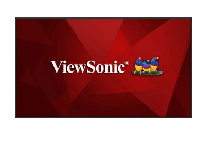 Yealink A40-031 MeetingBar 75in display with Viewsonic monitor showing colorful birds