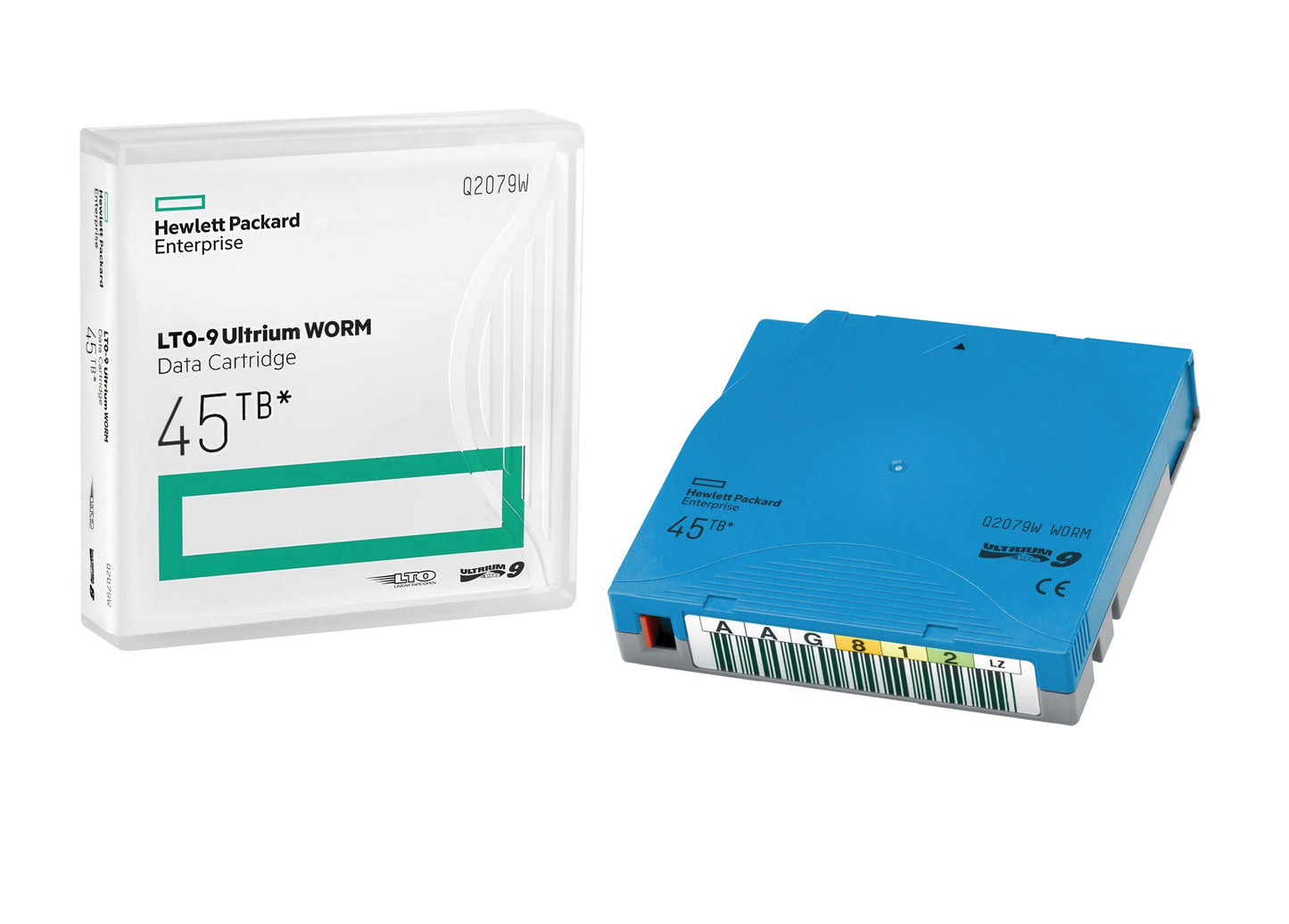 HPE Q2079AL | LTO-9 Ultrium 45TB RW Custom Labeled Data Cartridges