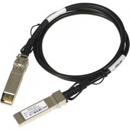 Juniper EX-SFP-10GE-DAC-1M black SFP+ DAC cable with silver connectors