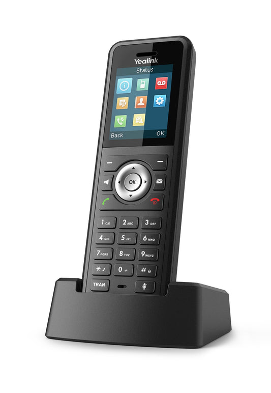 Yealink W59R | DECT Handset, Black, Rugged Design, Secure Wireless Communication