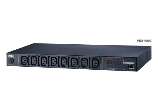 ATEN PE8108G-ATB-G | PE8108G Smart PDU - 8 x C13, 1U, 10A, Outlet Metering & Control