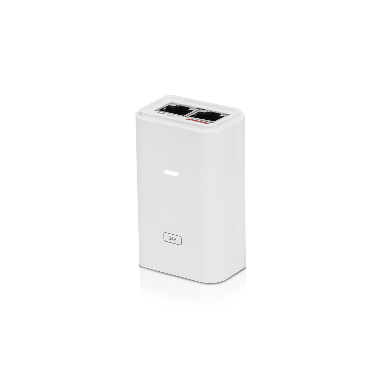 Ubiquiti POE-24-12W-G-WH-AU white 24V Gigabit PoE injector with two ports
