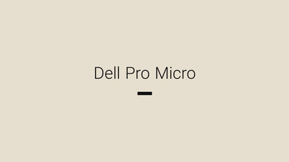 Dell BTP102_QCM1250_AU | Pro Micro QCM1250 Micro PC, Core Ultra 5 235T, 8GB/512GB, Wi-Fi, Win 11 Pro