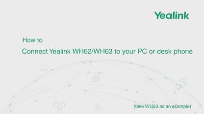 Yealink WH62-M-UC | WH62 Mono UC Headset, Wireless, DECT Technology