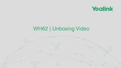 Yealink WH62-M-UC | WH62 Mono UC Headset, Wireless, DECT Technology