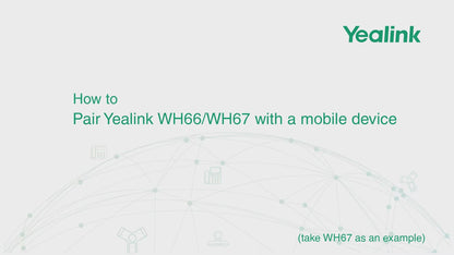 Yealink WH67-UC | WH67 Series Wireless Headset, DECT, UC Optimised