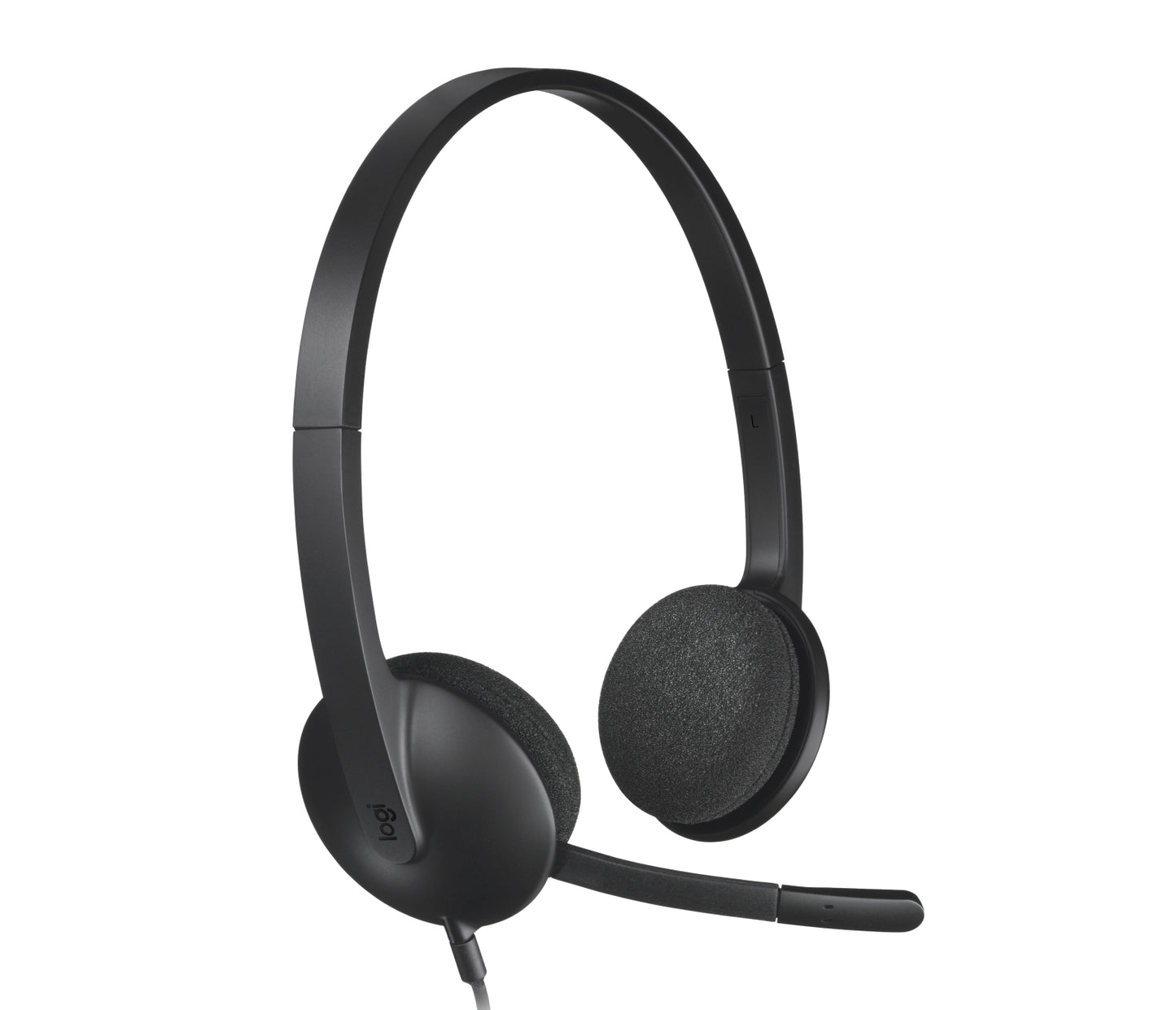 Logitech 981-000477 | H340 USB Computer Headset, Noise Cancelling Mic
