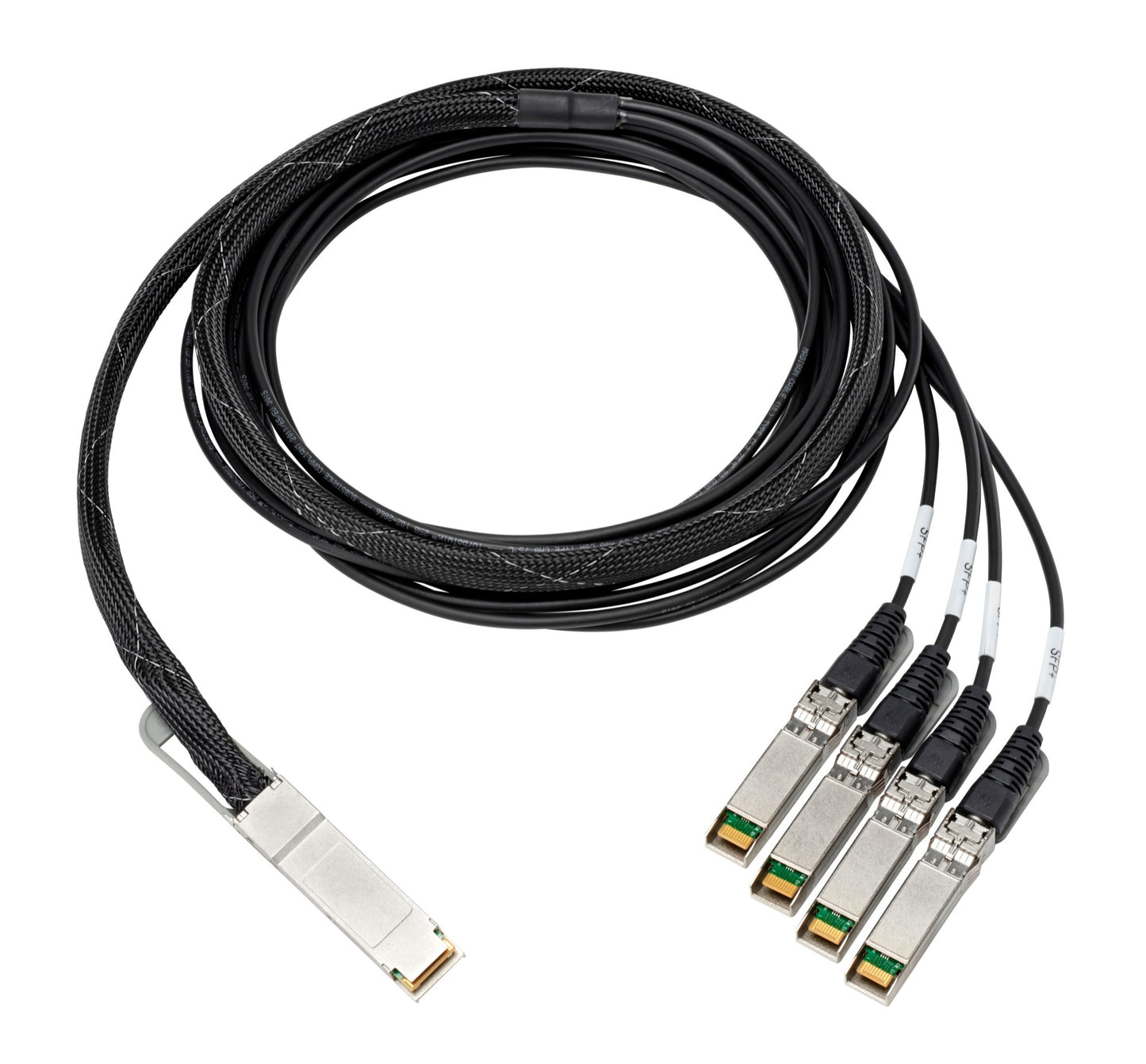 HPE 845416-B21 | 100Gb QSFP28 to 4x25Gb SFP28 3m DAC Cable, High-Speed Networking