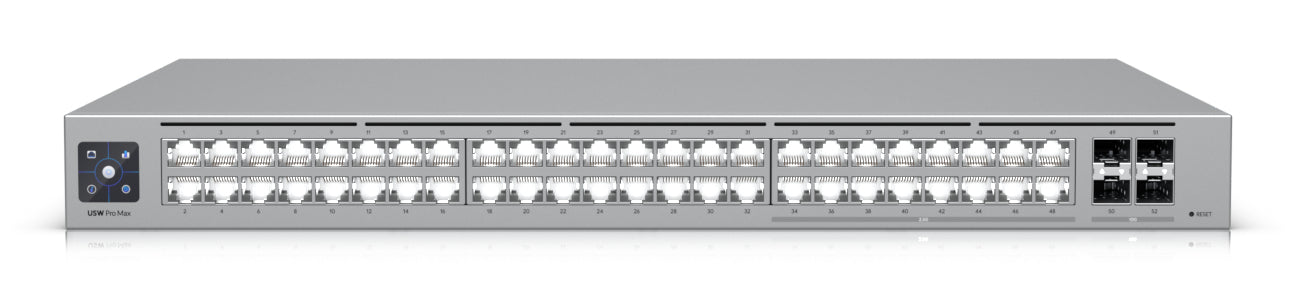 Ubiquiti USW-PRO-MAX-48 | Pro Max 48 L3 2.5G Ethernet, 48 x 2.5GbE Ports, 1U Switch