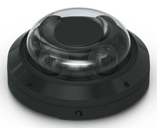 Ubiquiti UVC-AI-MS-4-B | UniFi AI Multi Sensor 4 Dome Camera, 32MP 4K, PoE++