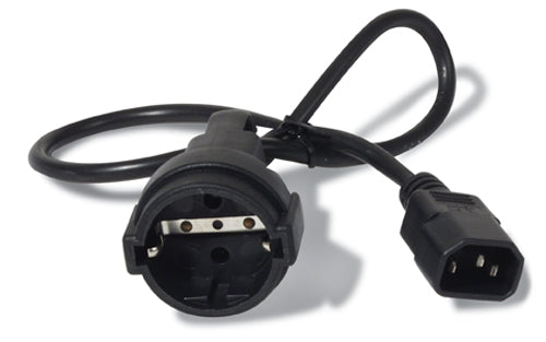 APC AP9880 | NetShelter Power Cord C14 to CEE 7/7 Schuko 0.6m for Rack Power Distribution