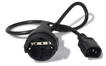 APC AP9880 NetShelter black C14 to CEE 7/7 Schuko power cord 0.6m