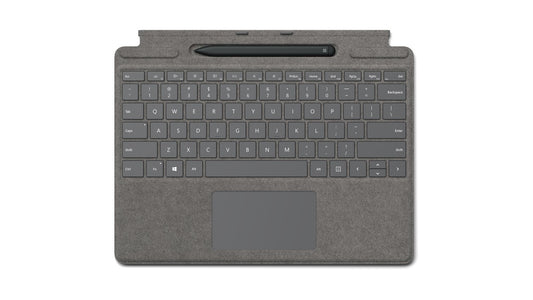 Microsoft 26B-00075 | Surface Pro X Signature Keyboard with Slim Pen, Concrete