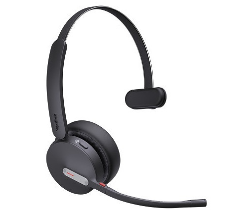 Yealink BH70-M-MS-C | Microsoft Certified Teams Bluetooth Wireless Headset, Mono, USB-C