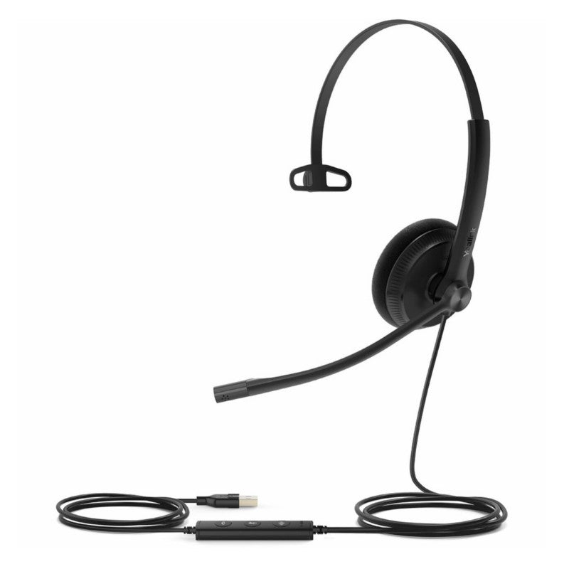 Yealink UH34-L-M-UC | UH34-LITE UC Mono Headset, Noise Cancelling Mic, USB-A