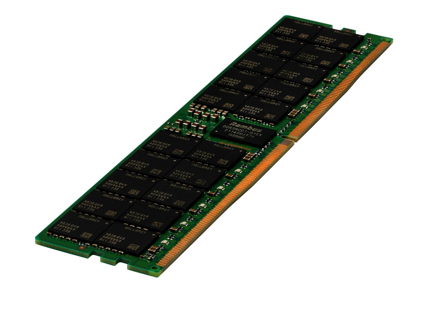 HPE P43328-B21 32GB DDR5-4800 green circuit board memory stick