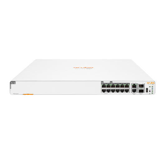 HPE S0F35A#ABG | Aruba Instant On 1960 8p 1G Class 4 PoE, 4p SR1G/2.5G Class 6 PoE, 2p 10GBASE-T, 2p SFP+, 480W, Managed Gigabit Ethernet, 1U