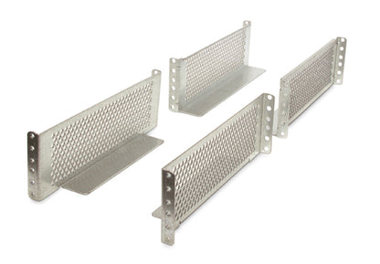 APC SRTRK3 silver perforated mesh rack panels with flanged edges