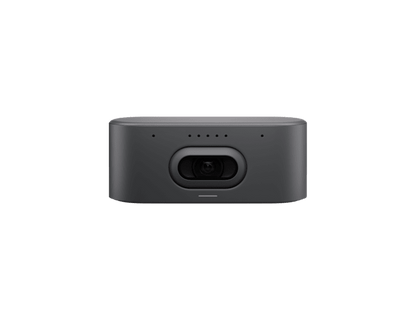 Logitech 960-001808 rally ai conference camera gray rectangular webcam with recessed lens and indicator lights in graphite
