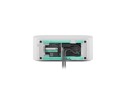 White sony multi camera pro device with teal accents and visible internal components for logitech rally ai conference camera 4k