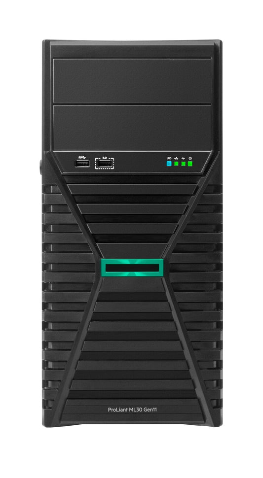 Aruba Instant On P84655-375 | 1x16GB-U ProLiant ML30 Gen11 Server, 3.1GHz 6-Core, 8SFF, 2x480GB SSD