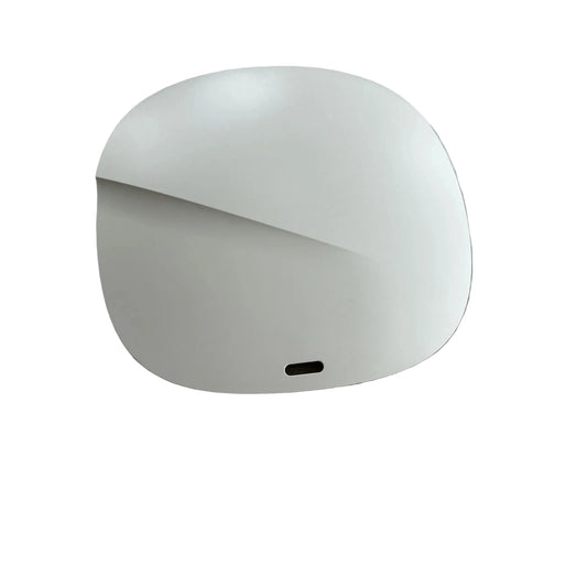 Matte white Aruba JW828A cover plate for AP-335, 20-pack, back view with charging port