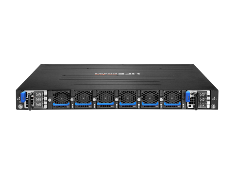 Aruba S4A52A#ABG | CX 8325P 32 x QSFP28 40/100GbE, 8325P Switch, 2x AC PSU, 6 Fans, Back to Front Airflow
